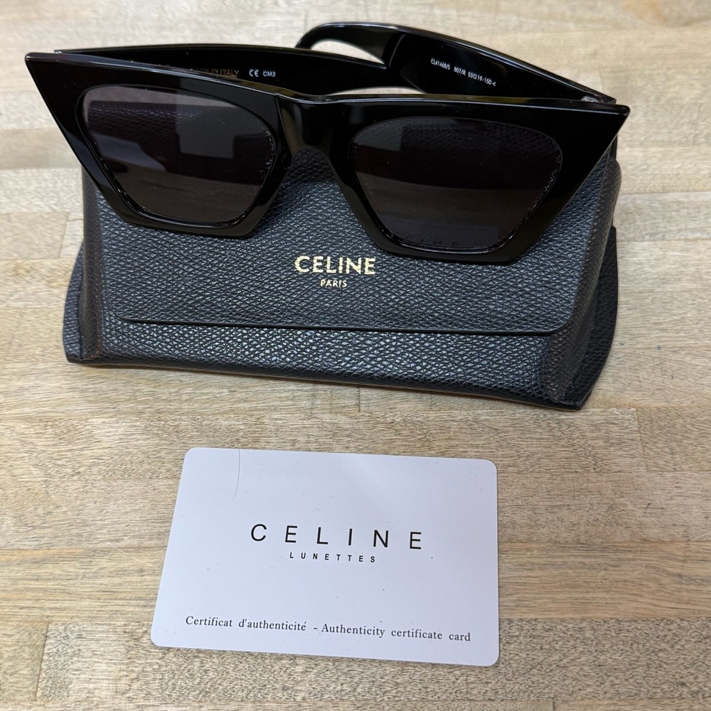 CELINE Edge Cateye Sunglasses with case Phoebe Philo Designer - Picture 2 of 5